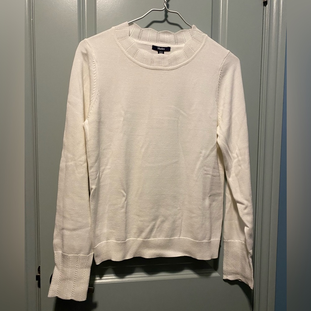 Hatley Cream Crew Neck Sweater
